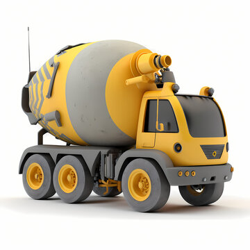 concrete mixer truck - toy truck design