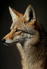 Naklejka premium Photo portrait of a Coyote