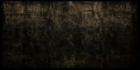 textured antique black wall background. Generative AI