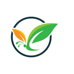 Fototapeta na wymiar Leaf logo images