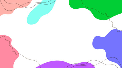 SIMPLE ILLUSTRATION AESTHETIC PASTEL FLAT COLOR BACKGROUND MODERN ORGANIC SHAPE STYLE. GOOD FOR BANNER, WALLPAPER, COVER,SOCIAL MEDIA POST