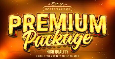 Editable text style effect - Premium Package text style theme.