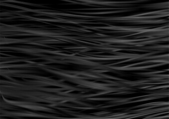 Black smooth wavy stripes and lines abstract elegant background. Vector design