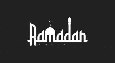 Ramadan kareem vector template festival banner
