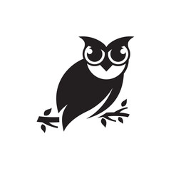 Owl logo images illustration