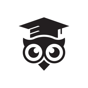 Owl education logo images illustration