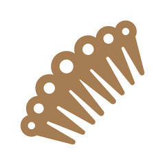 Comb icon logo design