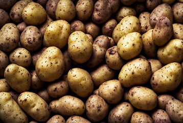 potatos that ready to go to market
