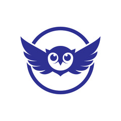 Owl logo images illustration