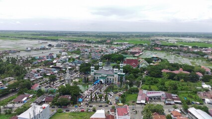 FIMI Drone Camera Al Munawwar Grand Mosque, Pinrang Regency