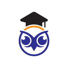 Owl education logo images illustration