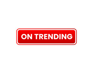 stamp on trending icon transparent background ready to use design