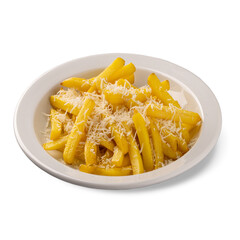 Tasty French fries potatoes