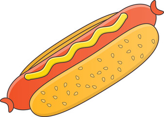 hotdog food isolated png
