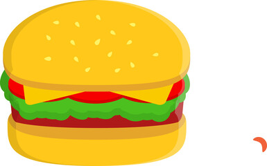 burger food object png