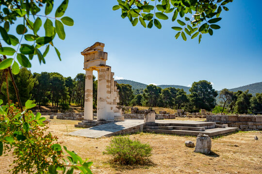 Epidaurus, Greece. Temple of Asklepios