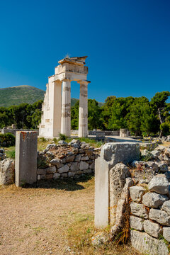 Epidaurus, Greece. Temple of Asklepios