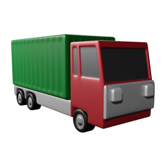 3d Delivery Truck