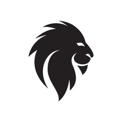 Lion head logo images illustration