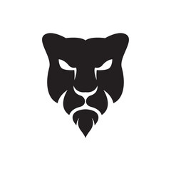 Lion head logo images illustration