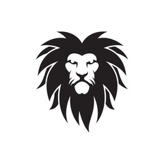 Lion head logo images illustration