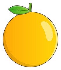 orange fruit sticker png