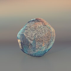 colored background with particles, on the background of the ball