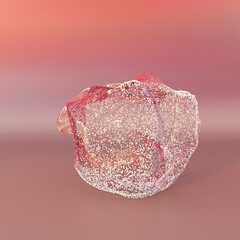 colored background with particles, on the background of the ball