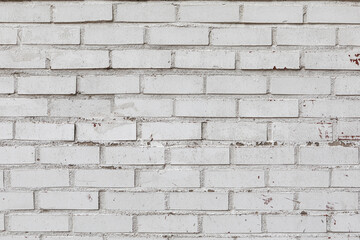 Fototapeta premium white brick wall, grey background