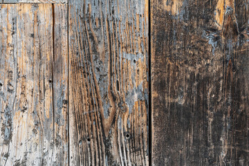 Old grunge dark textured wooden background.