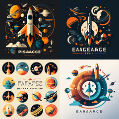 Aerospace theme and logo's