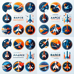 Aerospace theme and logo's