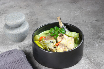 Gulai Kuning Ikan Tongkol or Yellow Fish Curry is a Popular Dish from Kelantan, Malaysia and West Sumatra Indonesia. 