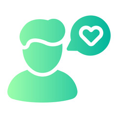 customer gradient icon