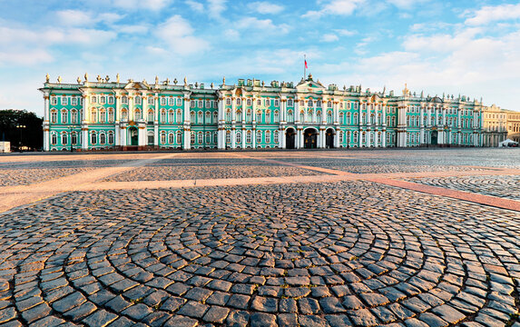 Winter Palace on Palace Square in Saint Petersburg, Russia