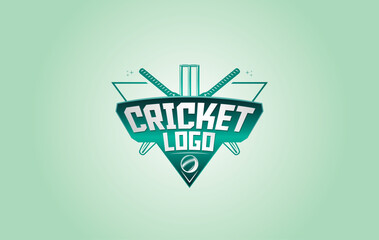 Cricket League logo with background