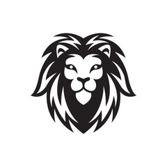 Lion head logo images illustration