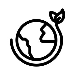 Showcase the beauty and elegance of your design with this stunning Black and White earth sustainability Icon. Perfect for graphic designs, logos, mobile apps, posters and more. 
