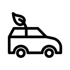 Showcase the beauty and elegance of your design with this stunning Black and White eco-car Icon. Perfect for graphic designs, logos, mobile apps, posters, and more. 
