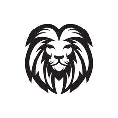 Lion head logo images illustration