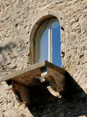 detail of an ancient building in national park Brioni, Croatia