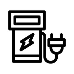 Showcase the beauty and elegance of your design with this stunning Black and White electrical station Icon. Perfect for graphic designs, logos, mobile apps, posters and more. 
