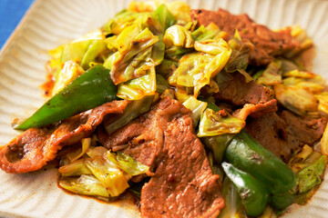 回鍋肉　Twice cooked pork