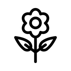 Showcase the beauty and elegance of your design with this stunning Black and White flower Icon. Perfect for graphic designs, logos, mobile apps, posters and more. 
