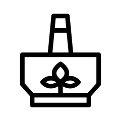 Showcase the beauty and elegance of your design with this stunning Black and White herbs Icon. Perfect for graphic designs, logos, mobile apps, posters and more. 
