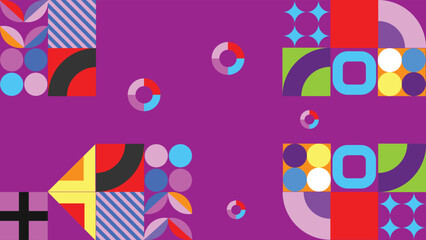 Obraz premium abstract background frame with geometric patterns