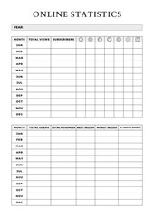 Minimalist planner pages templates. Printable Life & Business Planner Set. Life and business planner. Printable Page Online Statistics