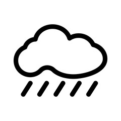 Showcase the beauty and elegance of your design with this stunning Black and White rain Icon. Perfect for graphic designs, logos, mobile apps, posters and more. 
