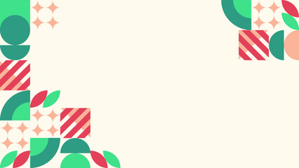 Abstract freeform shape geometric pastel color on white background memphis style.