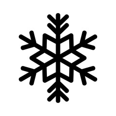 Showcase the beauty and elegance of your design with this stunning Black and White snowflake Icon. Perfect for graphic designs, logos, mobile apps, posters and more. 
